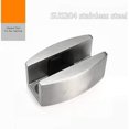 thumbnail image 4 of 2pcs Sliding Glass Door Floor Guide Floor Roller Guide Roller Sliding Door System Accessories For Frameless Sliding Glass Doors 304 (50*31mm, Suitable, 4 of 5