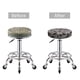thumbnail image 5 of Balery Brown Moose with Pinecones Fundas de asiento para taburete de bar redondo de tela de terciopelo ajustables que protegen de arañazos y manchas para sillas de 14 a 17 pulgadas.-12 inch, 5 of 7