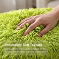 thumbnail image 3 of REGALWOVEN Set of 2 Throw Pillow Covers, Soft Fluffy Cushion Covers Double Sided Plush Pillow Covers Green 16" x 16", 3 of 5