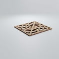 thumbnail image 4 of Ekena Millwork 7 3/8"W x 7 3/8"H x 1/4"T Extra Small Garland Decorative Fretwork Wood Wall Panels, Hickory, 4 of 18
