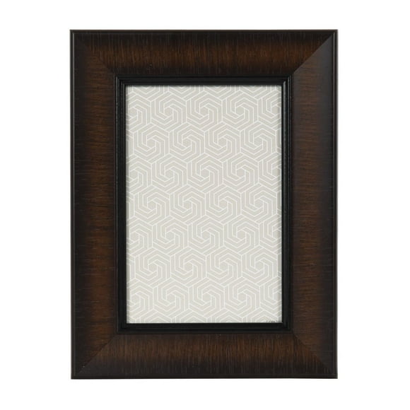DesignOvation Lynnwood 4" x 6" Smoked Cognac Picture Frame
