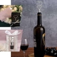 thumbnail image 4 of Efavormart 5 PCS Silver Metal Double Heart Wine Bottle Stopper Wedding Favor With Velvet Gift Box, 4 of 9