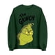 thumbnail image 4 of Suéteres navideños MIARHB para mujer, moda informal, manga larga, estampado navideño, cuello redondo, sudadera con capucha, sudaderas con estampado del Grinch, verde/XL, 4 of 4