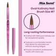 thumbnail image 2 of Pinceles para Uñas con Pelo de Ardilla Kolinsky de Mia Secret, 2 of 7