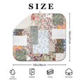 thumbnail image 4 of Pioneer Flower Floral Print Pattern Dish Drying Mat for Kitchen 1 Pack, Ultra Absorbent Microfiber Dishes Drainer Mats,16"x18", 4 of 6