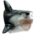 thumbnail image 5 of Ebros Great White Shark Trophy Wall Decor Sculptural Hanging Plaque 12"Tall Taxidermy Art Decor Sculpture Ocean Apex Predator Shark Wall Bust Plaque, 5 of 5