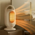 thumbnail image 5 of Electric Space Heater, Desktop Heater Small Hot Fan Household 110V High Power Vertical Foot Warmer Heater, Mini Personal Heater for Office Desk Camping, 5 of 8