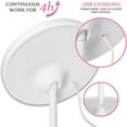 thumbnail image 3 of EASTIN Makeup Rechargeable Lighted Vanity Table 3 Color Modes 90 Degree Rotation Desk Light Up Mirror（Buy 2 Get 1 Free）, 3 of 9