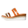 thumbnail image 3 of Sandales Compensées pour Femmes 2026 à Bout Ouvert, Pantoufles Décontractées, Sandales à Enfiler, Sandales à Plateforme pour Femmes, Plage, Voyage, Marche, Chaussures Rouges Taille 7, 3 of 7