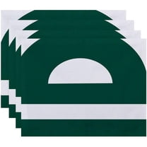 Simply Daisy 18" x 14" Lock Geometric Print Placemat, Set of 4