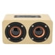 thumbnail image 3 of Altavoz Bluetooth De Madera Sintética, Micrófono Incorporado De Grano De Madera MDF Altavoz Bluetooth Retro 90Hz-20KHz Estéreo Para Teléfono Para Tableta, 3 of 8