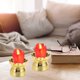 thumbnail image 4 of 4pcs Plastic Lotus Candle Stick Lotus Candle Holder Buddha Hall Vintage Candlestick Holder, 4 of 4