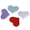 Multicolor, variant on Suodoka Red Sponge Heart-Shaped Confetti for Wedding Valentine's Day Anniversary Party Decorations, 500 Pieces per Bag, Elegant Mini Romantic Table Scatter Decor Accessories (1.3 inches / 3.2 cm)