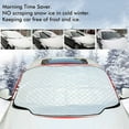 thumbnail image 4 of DAMAI Windshield Snow Cover, Winter Car Cover - for Escape Cold Ice Frost Rain Freeze Cold Weather Snow, Suitable for Most Cars, SUV, 4 of 7