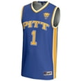 thumbnail image 2 of Men's GameDay Greats #1  Royal Pitt Panthers  Lightweight Basketball Jersey, 2 of 4