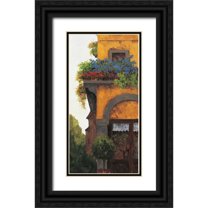 Masdeu, Montserrat 9x14 Black Ornate Wood Framed with Double Matting Museum Art Print Titled - Verona Balcony I