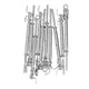 thumbnail image 1 of Rawiri Kit de barandilla de cable de acero inoxidable Kit de hardware de barandilla de cable de ángulo ajustable para barandillas de escalera 3/16, 1 of 8