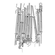 SKYSHALO 40 Pack Invisible Cable Railing kit T316 Stainless Steel 1/8 ...