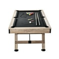 SKYSHALO 7ft Billiards Table Pool Table Set Black Cloth for Family Game