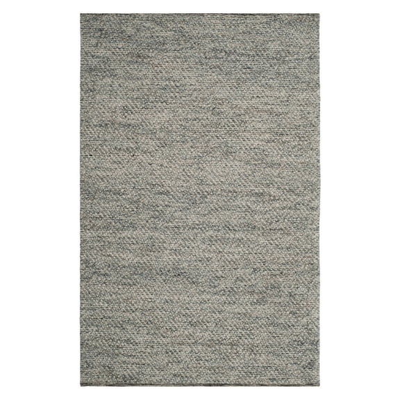 SAFAVIEH Natura Eanna Geometric Wool Area Rug, Camel/Grey, 4' x 6'