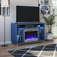 thumbnail image 4 of Lumina Fireplace TV Stand for TVs up to 48", Navy, 4 of 9
