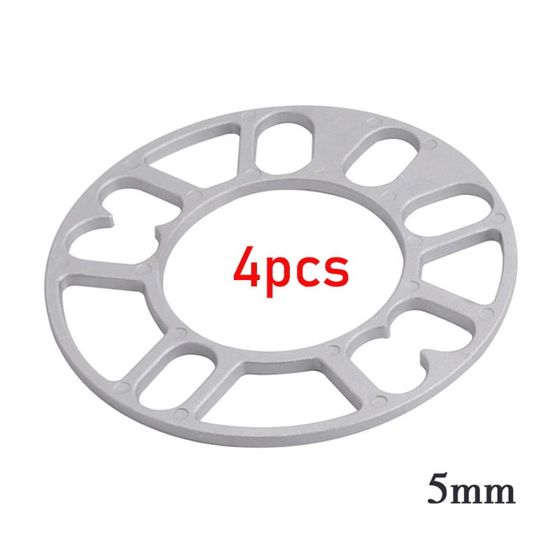4pcs 5mm Entretoises De Roue Cales En Alliage D'aluminium 4
