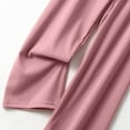thumbnail image 3 of Olyvenn Women Pleated Wide Leg Palazzo Pants Drawstring Lounge Loungewear Bottoms Culottes Work Business Casual 2025 Clothes Pink XXL, 3 of 7