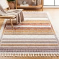 thumbnail image 2 of SAFAVIEH Marrakesh Glanville Geometric Polyester Area Rug, Grey/Multi, 8' x 10', 2 of 8