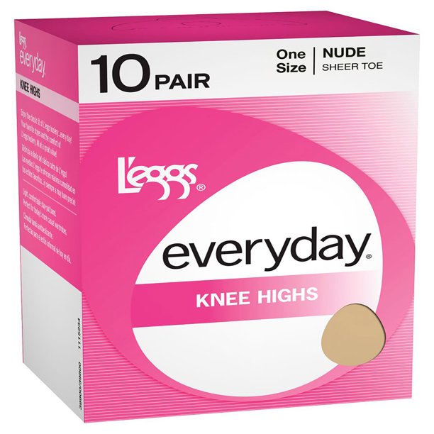 L'eggs L'eggs Everyday Knee Highs ST 10 Pair, Style 39800 Walmart