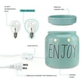 thumbnail image 5 of STAR MOON Wax Warmer for Home Dcor, Home Scentsy Warmer, Rae Dunn Decor, No Flame, Removable Dish, with One More Bulb, Teal (Mason Jar), 5 of 10