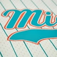 thumbnail image 7 of Men's-Mitchell & Ness  Cream Miami Dolphins Final Seconds Vintage Logo Mesh Button-Up Shirt, 7 of 7