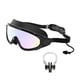 thumbnail image 1 of Sonducket Gafas de natación ajustables para niños con tapones para las orejas, gafas antivaho para piscina, gafas, gafas, accesorios de equipo Deportes acuáticos Tipo 1 Negro, 1 of 6