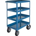 thumbnail image 1 of Kleton Knocked-Down 4-Shelf Utility Truck, 8-Inch Pneumatic Casters, 24-Inch by 48-Inch, 900-lbs Capacity, 1 of 1
