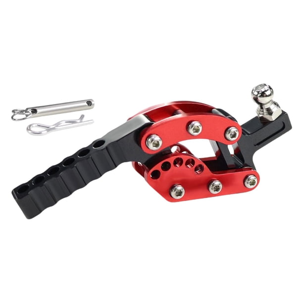 Enganche de remolque de metal ajustable para coche RC Crawler, actualizaciones para buggy 1 10 rojo