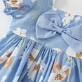 thumbnail image 5 of THDHVS Girls Casual Dresses,Summer Dresses for Girls,Toddler Kids Baby Girls Fashion Cute Short Sleeve Sweet Flower Print Dress, 5 of 7