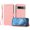Pink, variant on ELEHOLD Wallet Case for Google Pixel 7 Pro, Shockproof Leather Stand Case with Magnetic Clasp & Hand Strap,Red