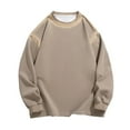 thumbnail image 2 of Men's Graphic Print Sweatshirt Canadian Style Long Sleeve Round Neck Pullover T-Shirt, 2 of 4
