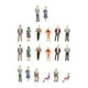 thumbnail image 4 of 3x Mini Figura de Ferrocarril de Gente Pequeña, Juguetes de Diseño de Vía de Tren Arquitectónico, Figuras Pintadas a Mano, , , 20 50 Colores Aleatorio 3 piezas, 4 of 8