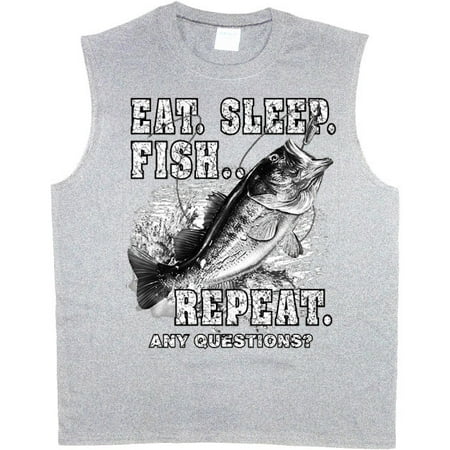 Funny Fishing Gift Men's Sleeveless T-shirt Muscle
