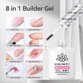 thumbnail image 2 of Gel Constructor Born Pretty 8 en 1, transparente, 15 ml, para uñas, 2 of 9