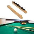 thumbnail image 6 of BAOSITY Billiard Pool Cue Rack Pool Stick Holder Wood 6 Cues Holder Practical Pool Cue Holder Billiard Cue Holder for Players Wood Color, 6 of 8