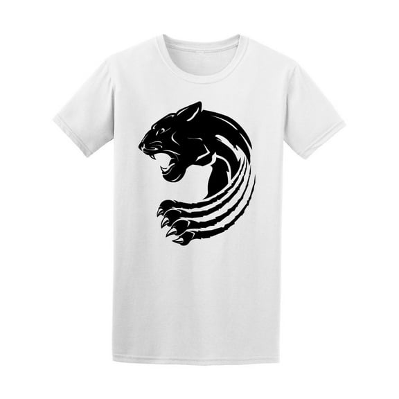 Cool Black Panther T-Shirt Men -Image by Shutterstock, Male 4X-Large