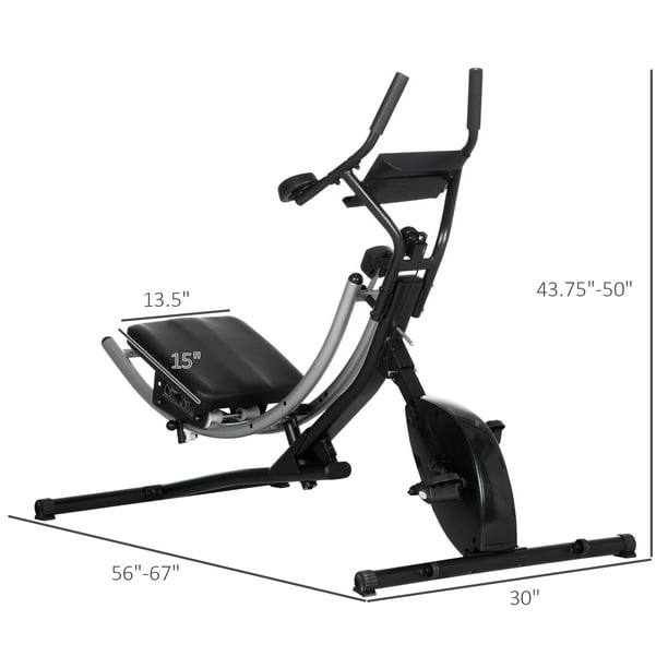 Soozier Ab Machine and Exercise Bike, Multi-functional Ab Workout