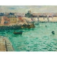 thumbnail image 3 of Gustave Loiseau 18x15 Black Modern Framed Museum Art Print Titled - Before Port of Dieppe (circa 1928-1929), 3 of 5