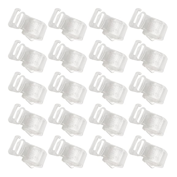 TELOLY 10Pairs Invisible Clear Bra Straps Anti-Slip Replacement Bra Shoulder Straps