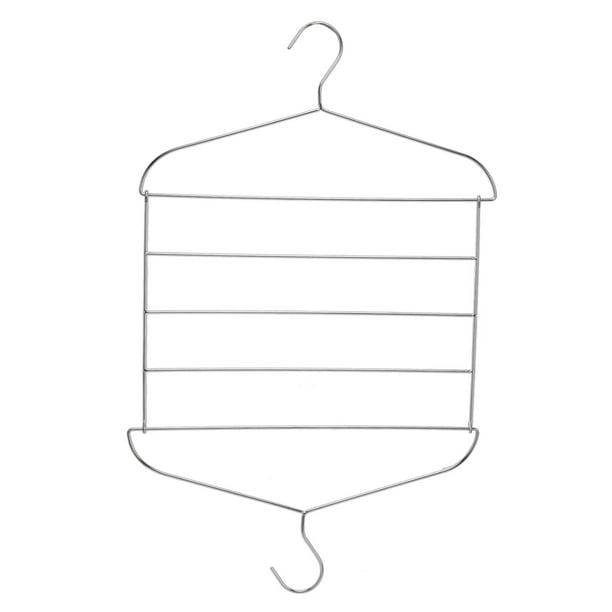 Perchas mágicas de acero inoxidable para pantalones, plegables, multifuncionales, ahorradoras de espacio para ropa de pantalones.