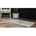 thumbnail image 5 of Unique Loom Rushmore Collection Area Rug - Washington (3' x 9' 10" Runner Dark Beige/Beige), 5 of 11
