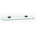 thumbnail image 2 of Alno Royale Series 18" Glass Shelf with Brackets - Polished Chrome, 2 of 5