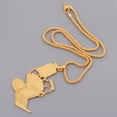 thumbnail image 1 of Colgante Dorado de Silla de Barbero para Fiestas Navidad Cumpleaños Casamiento Acerca de 7 x 4.6 cm Yinane Colgante de silla de peluquero, 1 of 8