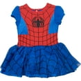 thumbnail image 3 of Marvel Spiderman Baby Girls' Costume Dress, Leggings and Headband Set (6-12 Months), 3 of 4
